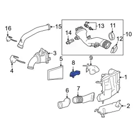 61539928 Mercedes-benz Oe For Sprinter 2500 13-15 Manifold Absolute Pressure Sensor