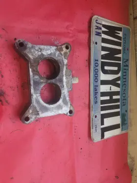 329-00697b Mercury 1970 Ford 302 Aluminum Intake Carburetor Spacer
