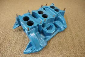 2946275 Mopar 1970 440 6 Six Pack Intake Manifold For Holley Carburetors 3x2
