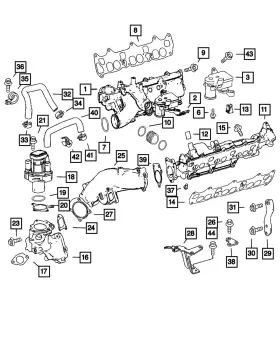 68065294aa Mopar Genuine 2007-2009 Dodge Sprinter 3500 Front Valve Actuator