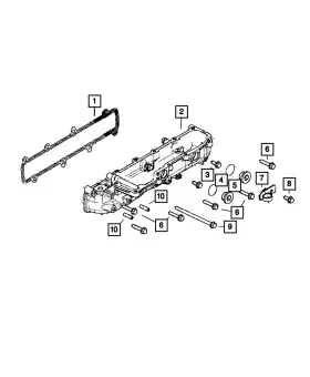 68322110aa Mopar Genuine Intake Manifold