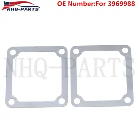 Nhq-parts 768904874256 2x Graphite Intake Heater Grid Gaskets For Cummins Dodge 5.9l 12v 24v 89-07 Us