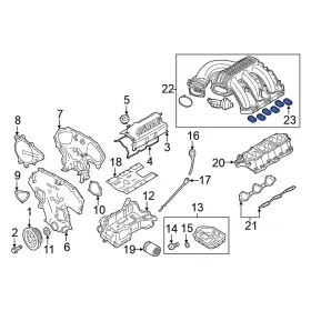 14032ea200 Nissan Oe For Frontier 05-19 Upper Engine Intake Manifold Gasket