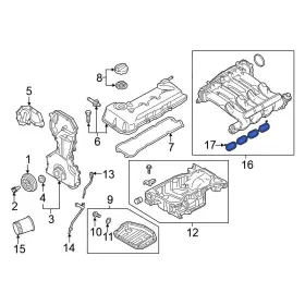 140354bt0a Nissan Oe For Rogue 2017-2019 Engine Intake Manifold Gasket