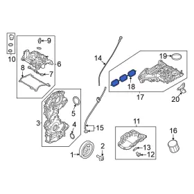 140356rc0a Nissan Oe For Rogue 2021-2026 Engine Intake Manifold Gasket