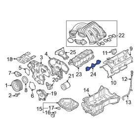 14035am61a Nissan Oe For Frontier 2013 Lower Engine Intake Manifold Gasket