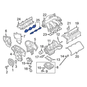 14035ja10c Nissan Oe For Altima 07-18 Lower Engine Intake Manifold Gasket