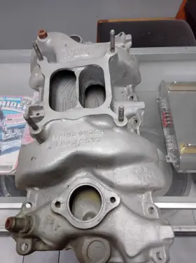 397110 Oe Small Block Chevrolet Aluminum Intake 1970 Lt-1 370/360hp Flawless