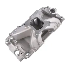 396-545 Oe Quality 53037 For Bbc Chevy High Rise Aluminum Intake Oval Port Big Block 3000 - 7500