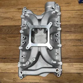 Dm-3316 Oe Quality Air Gap Single Plane Intake Manifold For Sbf Ford 351w V8 Silver