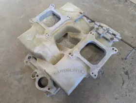 5593 Offenhauser Vintage Sbc Dual Quad Cross Ram With Linkage Ihra Nhra 5593 Offenhauser Vintage Sbc Dual Quad Cross Ram With Linkage Ihra Nhra