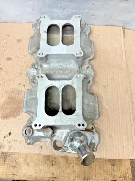 5694 Offenhauser Sbc Chevy 350 360 Degree Dual Quad High-rise Intake Manifolds