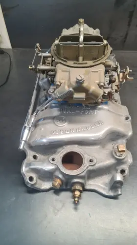 5766 Offenhauser Intake Manifolds Vintage 360 Deg Bbc Aluminum Manifold Rect Port Chevy #2