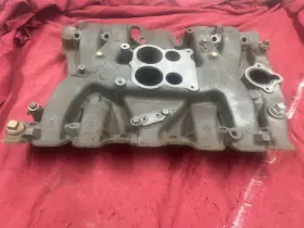 410448 Oldsmobile 4bbl 455 Intake Manifold #410448 Cast Iron Oem Dual Plane #3