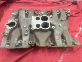 410448 Oldsmobile 4bbl 455 Intake Manifold #410448 Cast Iron Oem Dual Plane