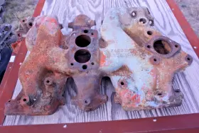 523813 Pontiac 1957 347 Intake Manifold 1x2 Vintage Oem