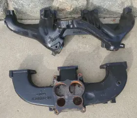 9783266-35 Pontiac 1966 1967 1968 Lemans Firebird Sprint Ohc 6 Intake And Exhaust Manifolds
