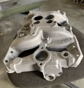 9786286 Pontiac 1967 Gto Firebird 400 Cast Iron Intake #2