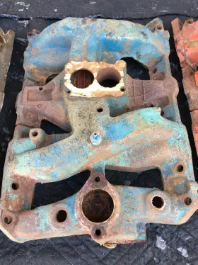 9790418 Pontiac 1969 Gto 350 400 2 Barrel Intake Manifold 2bbl March 4 69 Date Gm Used