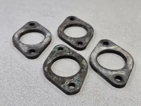 61610839000 Porsche Set Of 4 Used 356b 356c 356sc Intake To Carburetor Spacer Solex
