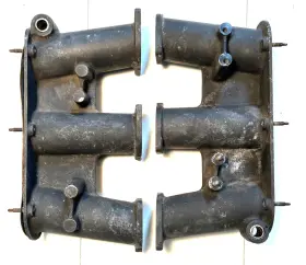 9111103010r Porsche Genuine 911 2.2e Intake Stacks L And R Used 1970 - 1971