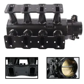 Im-1002a-bk-cs Poseng Intake Manifold Compatible With Chevy 4.8 5.3 6.0 6.2 Ls Ls1 Ls2 Ls6 #2