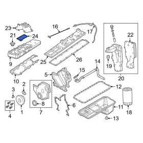 68444746aa Ram Oe For 2500 2019-2024 Upper Engine Intake Manifold Gasket