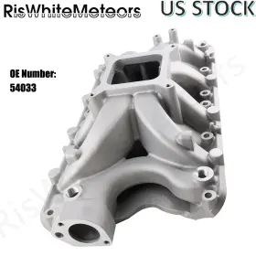Imp005-sl-d Riswhitemeteors Aluminum Single Plane Intake Manifold For Ford 351w V8 5.8l Air Gap Small Block