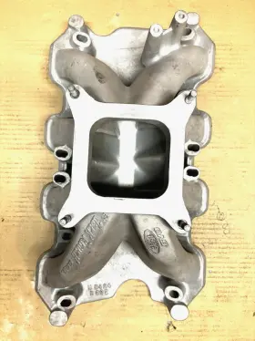M-9424-b302 Roush Intake Manifold No Thermostat 8.2 C3 Yates Boss 302 Ford #2