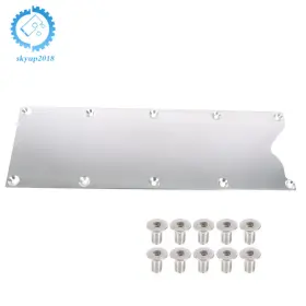 Su654240ku Skyup2018 For Chevy Gm Gen 3 Iii Ls 97-07 Engine Aluminum Valley Pan Cover Plate Bolts