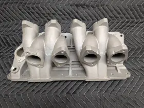 Pce148.1011 Speedmaster Chevy Sbc 350 Cross Ram Weber Intake Manifold Satin Pce148.1011 Speedmaster Chevy Sbc 350 Cross Ram Weber Intake Manifold Satin