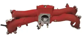 14001ab741 Subaru 2004-2005 Wrx Sti 2.5l Upper Intake Maifold Wrinkle Red Oem