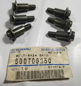 800706350 Subaru Oem Intake Manifold Shouldered Bolts 6 Pack