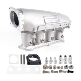 Cr1853 Susu Silver Ultra Race Intake Manifold K20 For Civic 02-05/rsx 02-06 Type S/tsx 04-06