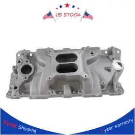 Tomtop-auto 350 400 1957-1995 Single Plane Intake Manifold For Small Block Chevy Sbc New