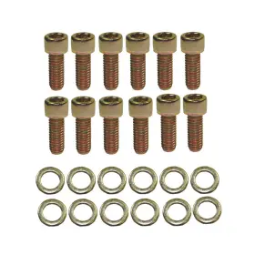 Sp9832 Top Street Performance Gold Zinc Steel Allen Head Intake Manifold Bolt Kit For Chevy Small Block