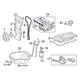171770h020 Toyota Oe For Camry 2002-2011 Engine Intake Manifold Gasket