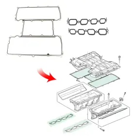 Lr011343 Uscocoo Inlet Manifold Gasket Set Fit For 2010-2020 Range Rover Sport Velar #2