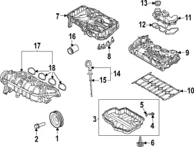 05e-129-709-b Volkswagen Genuine Intake Manifold