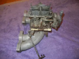 5881003 Volvo 32/36 B18 B20 Intake With Dgav Downdraft Carb Rebuilding / Parts