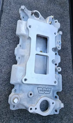 3354 Weiand Sbc 142 144 174 Blower Supercharger Intake Manifold B&m P/n Hot Rod