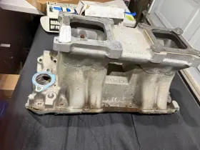 1913 Weiand 5981 Bbc Tunnel Ram Intake Manifold Oval Port Ihra Nhra Hot Rod