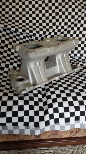 5984 Weiand Sbc Chevy Tunnel Ram Intake Manifold 2x4 302 327 350 383 400 Hot Ro