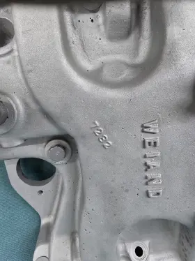7105 Weiand 7282 Aluminum Ford Fe Intake Manifold 7 352 390 427 428 #3