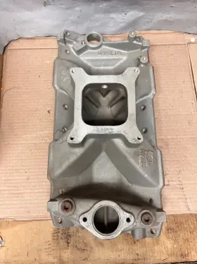 7532 Weiand Team G Intake Air Gap Hi Rise Single Plane Sbc Ihra Nhra Ported