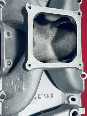 7540 Weiand Team G Aluminum Intake Air Gap Rectangle Port Dominator 396 454 502 #2