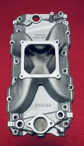 7540 Weiand Team G Aluminum Intake Air Gap Rectangle Port Dominator 396 454 502