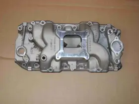 8019 Weiand Stealth Intake Manifold Bbc Big Block Chevy Nice