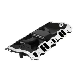 8120bk Weiand Street Warrior Intake - Chevy Small Block V8 Black Ceramic #3