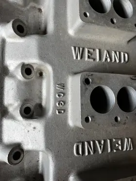 Wc3d Weiand Chrysler Hemi Weind Tri Power Intake Rarest Of The Rare